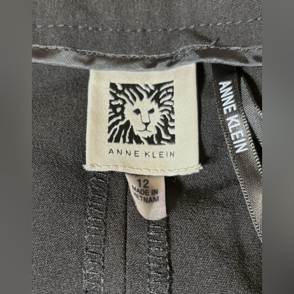 Anne Klein Women's 12 Black Dress Work Career Trousers Pants Flare Leg NWT - Picture 4 of 5